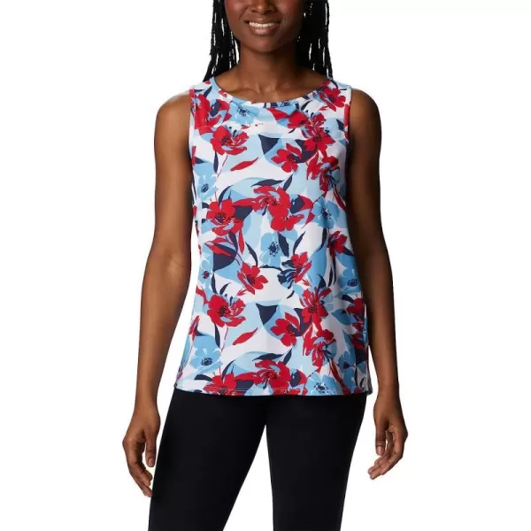 imageColumbia Womens Chill River TankRed LilyPop Flora
