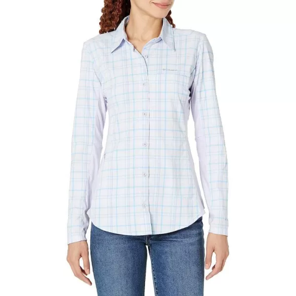 imageColumbia Womens Claudia Ridge Long Sleeve ShirtPurple TintOpen Field Plaid