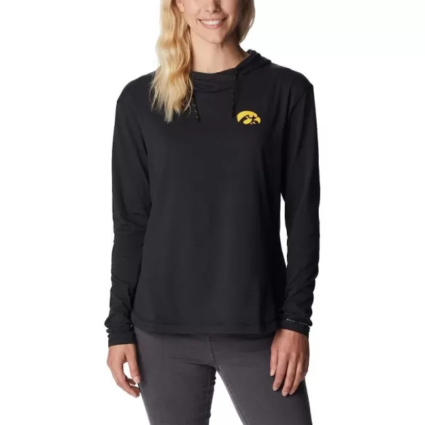 imageColumbia Womens Collegiate Sun Trek Hooded PulloverIw  Black