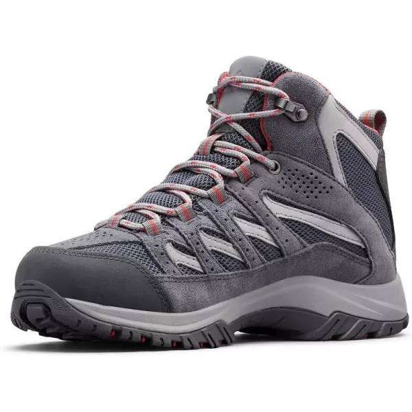 imageColumbia Womens Crestwood Mid Waterproof Hiking ShoeGraphite Daredevil