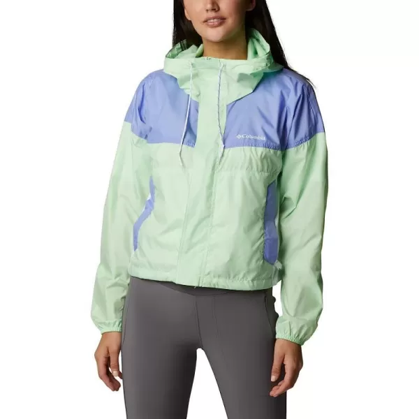 imageColumbia Womens Flash Challenger Cropped WindbreakerKey WestSerenityWhite