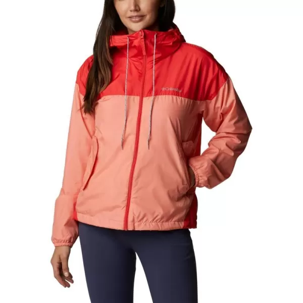imageColumbia Womens Flash Challenger Lined WindbreakerCoral ReefHibiscus