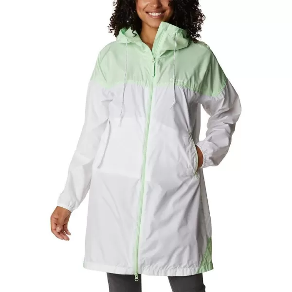 imageColumbia Womens Flash Challenger Long WindbreakerWhiteKey West