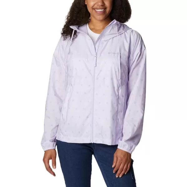 Purple Tint Swell Dots Print