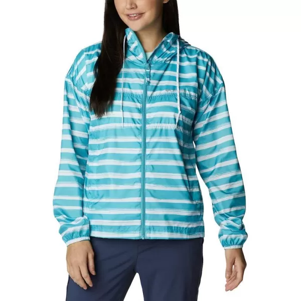 Sea Wave Brush Stripe Print