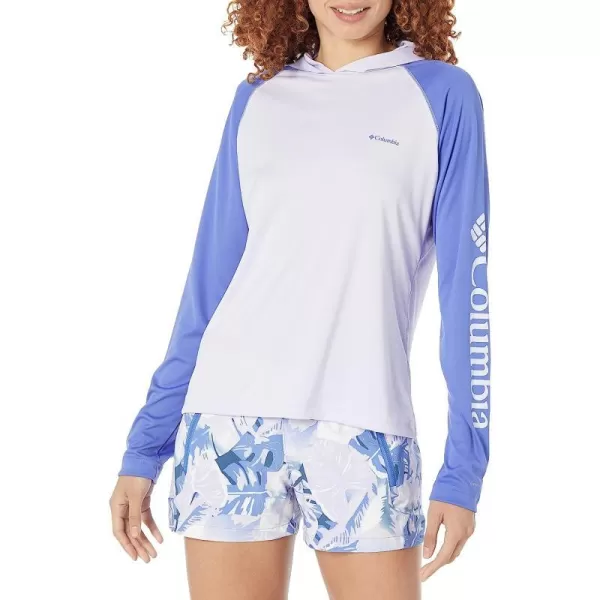 imageColumbia Womens Fork Stream Long Sleeve HoodiePurple TintPurple LotusPurple Tint Logo