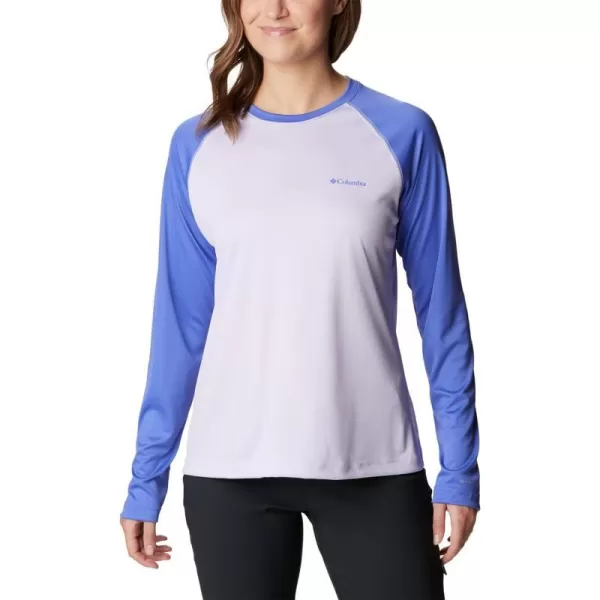 imageColumbia Womens Fork Stream Long Sleeve ShirtPurple TintPurple Lotus Graphic