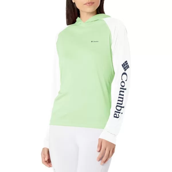 imageColumbia Womens Fork Stream Ls HoodieKey WestNocturnal Logo