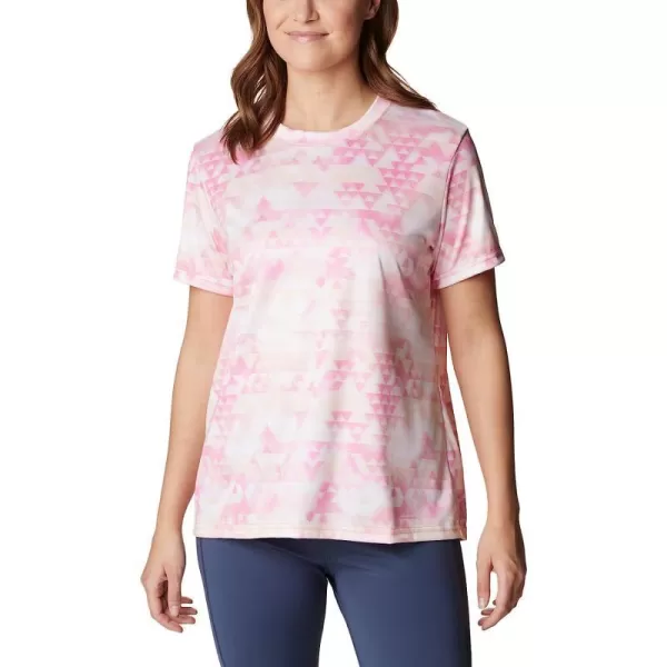 imageColumbia Womens Fork Stream Short Sleeve TeePeach BlossomDistant Peaks