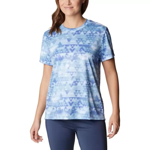 imageColumbia Womens Fork Stream Short Sleeve TeePurple LotusDistant Peaks