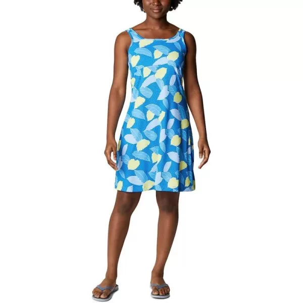 imageColumbia Womens Freezer Iii DressAzure Blue Ditsy Leaves Print