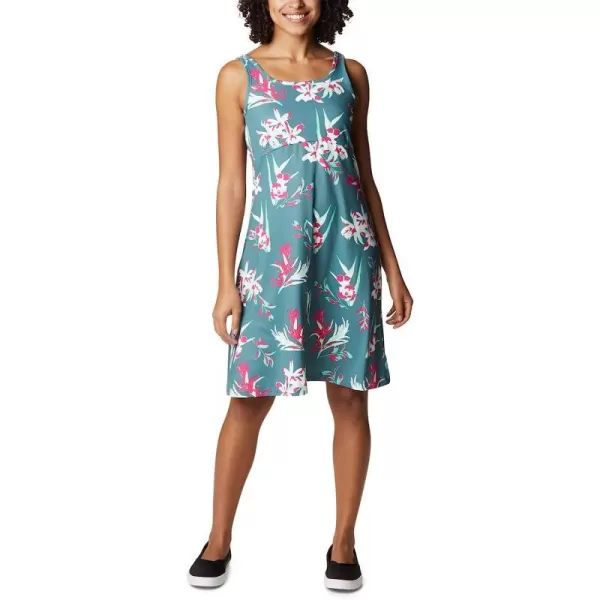 Metal/Tossed Tropics Print
