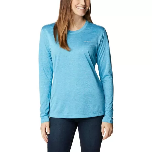 imageColumbia Womens Hike Long Sleeve ShirtBlue Chill Heather
