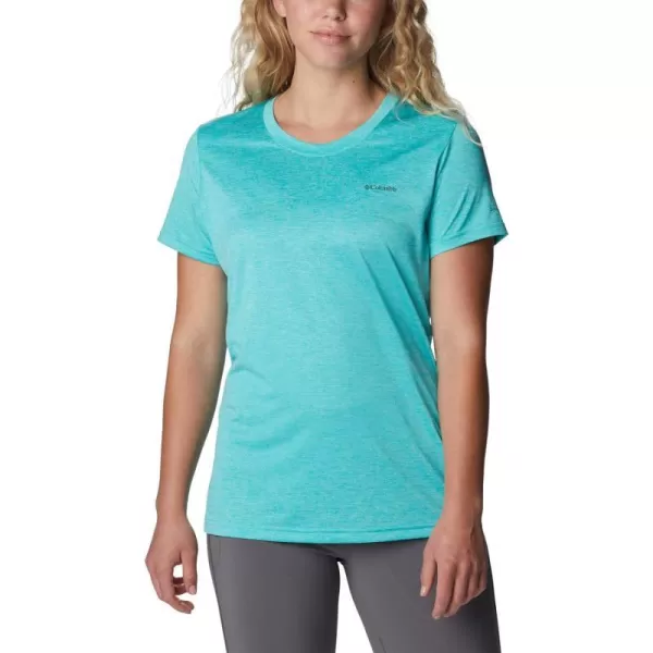 imageColumbia Womens Hike Short Sleeve CrewBright AquaHeather