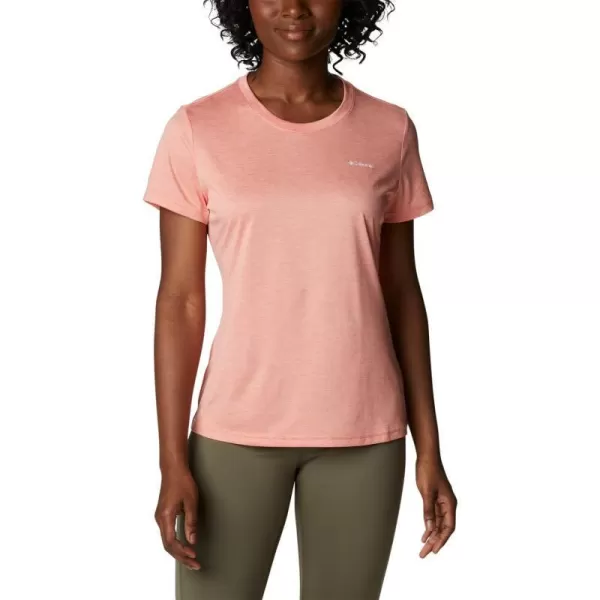 imageColumbia Womens Hike Short Sleeve CrewCoral Reef Heather