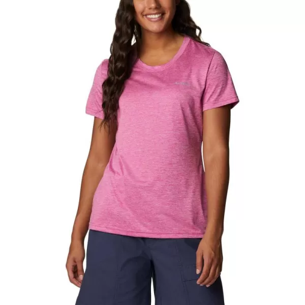 imageColumbia Womens Hike Short Sleeve CrewWild Fuchsia Heather