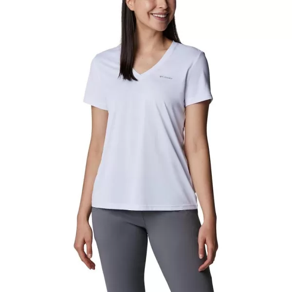 imageColumbia Womens Hike Short Sleeve V NeckWhite