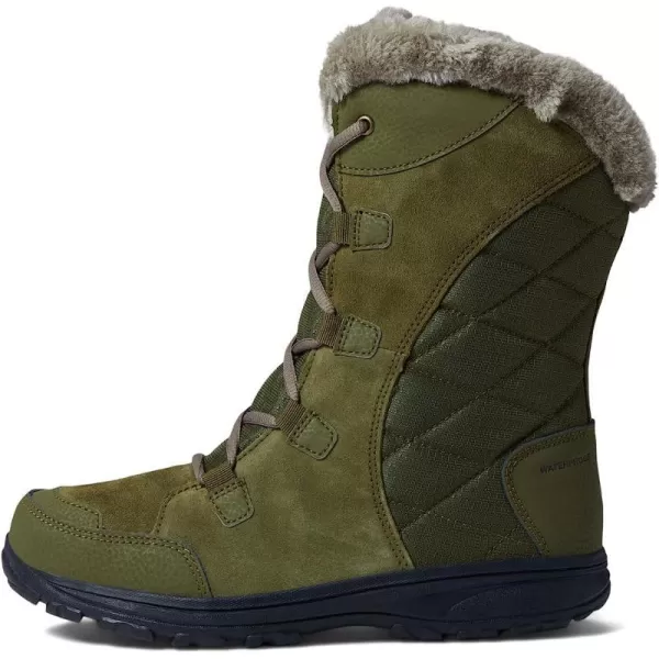 imageColumbia Womens Ice Maiden II Snow BootNew Olive Red Onion