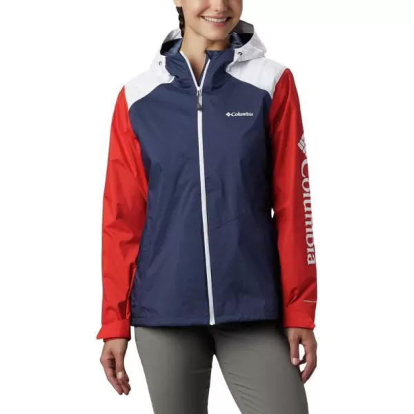 imageColumbia Womens Inner Limits Ii JacketNocturnalBold OrangeWhite