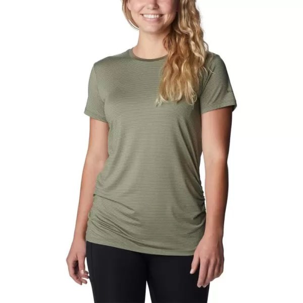 imageColumbia Womens Leslie Falls Short SleeveStone Green