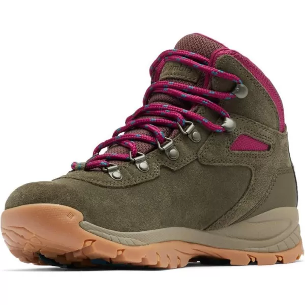 imageColumbia Womens Newton Ridge Plus Waterproof Amped Hiking BootPeatmoss  Red Onion