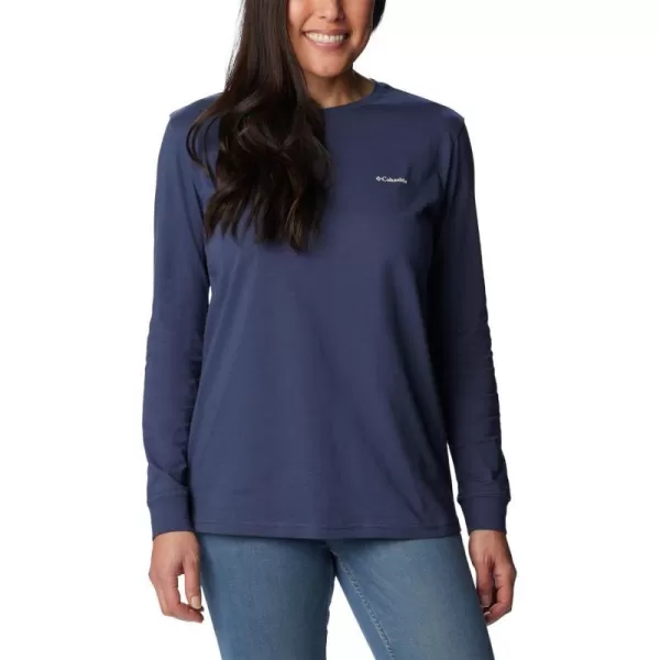 imageColumbia Womens North Cascades Back Graphic Long Sleeve TeeNocturnal  Escape to Nature