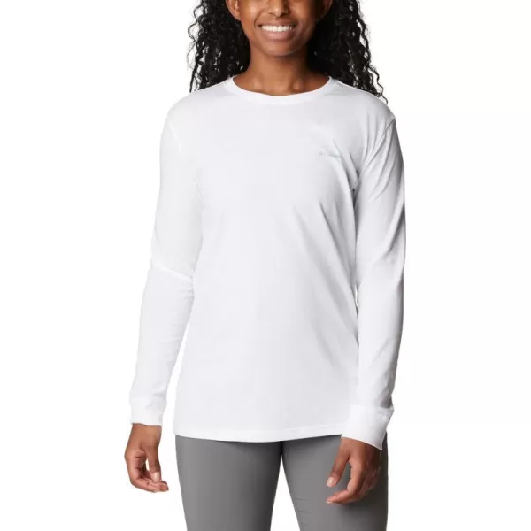 imageColumbia Womens North Cascades Back Graphic Long Sleeve TeeWhite  Escape to Nature
