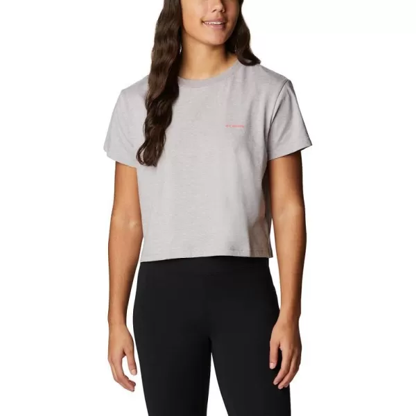 imageColumbia Womens North Cascades Cropped TeeColumbia Grey HeatherCsc Branded Gradient