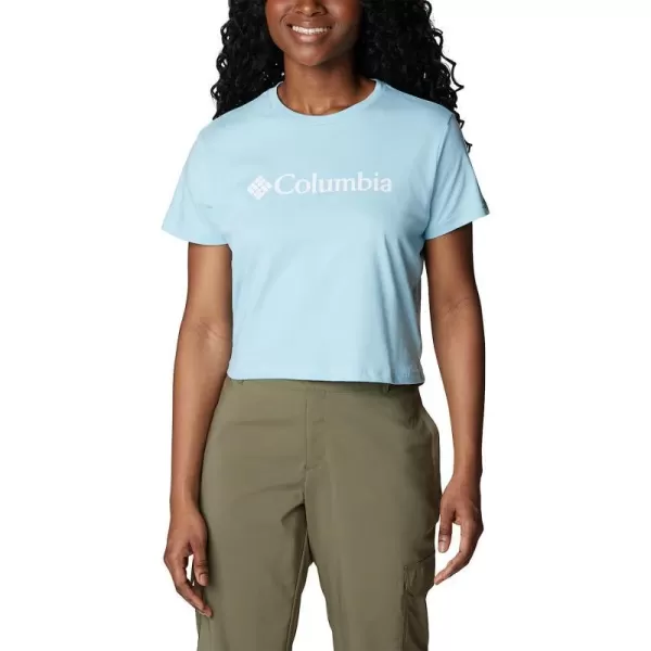 imageColumbia Womens North Cascades Cropped TeeSpring BlueCsc Branded Logo