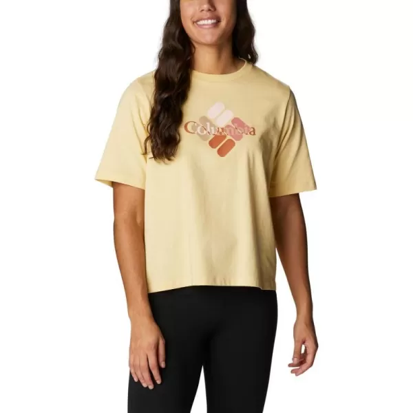imageColumbia Womens North Cascades Relaxed TeeCornstalkCentered Multi Gem