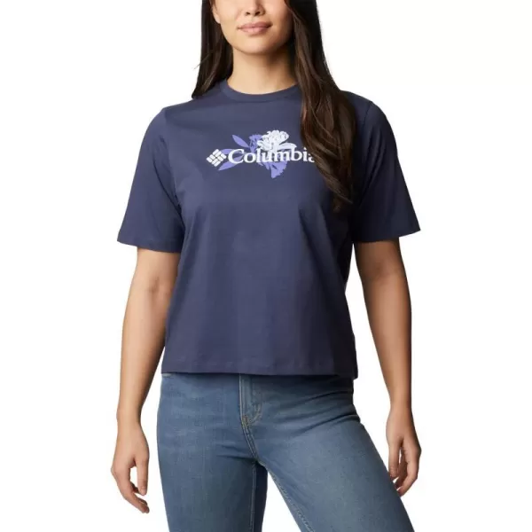 imageColumbia Womens North Cascades Relaxed TeeNocturnalJubilant Flower