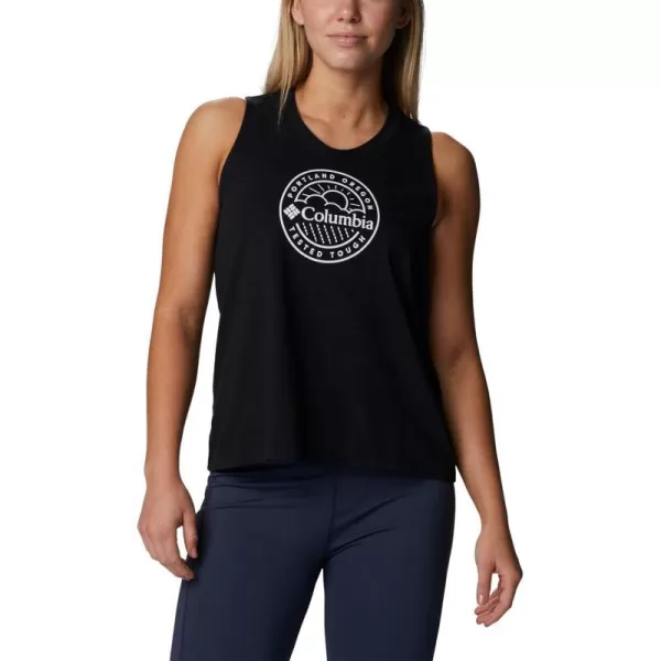 imageColumbia Womens North Cascades TankBlackGem Columbia Graphic