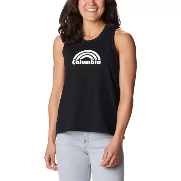 imageColumbia Womens North Cascades TankBlackWhite Rainbow