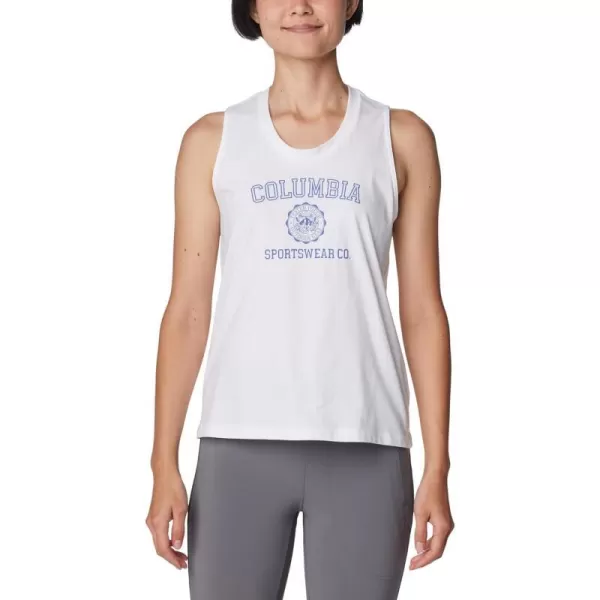 imageColumbia Womens North Cascades TankWhiteCsc Emblem Two