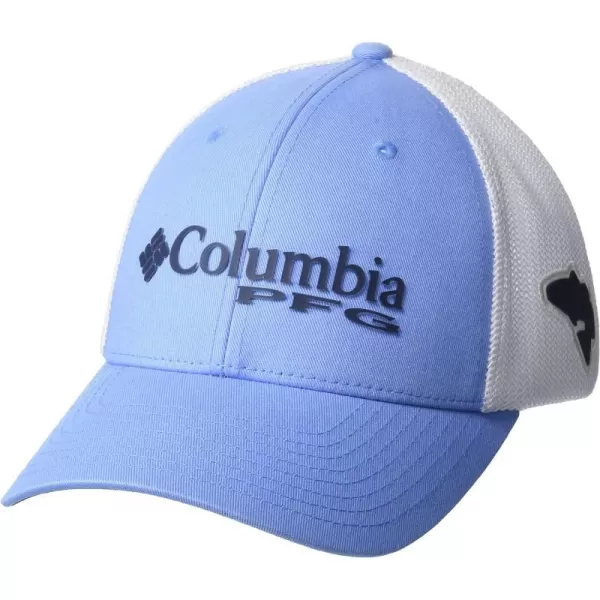 imageColumbia Womens PFG Logo Mesh Ball CapAgate Bluecollegiate Navy