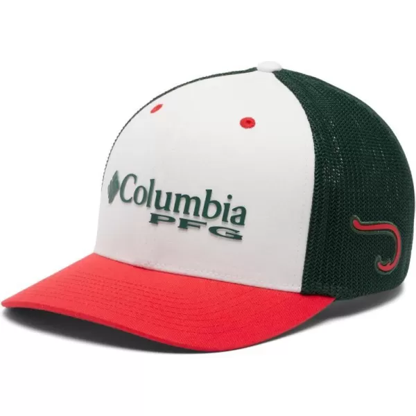 imageColumbia Womens PFG Logo Mesh Ball CapRed Spark