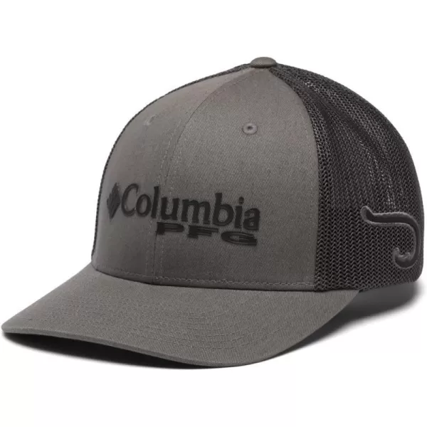 imageColumbia Womens PFG Logo Mesh Ball CapTitaniumBlackHook