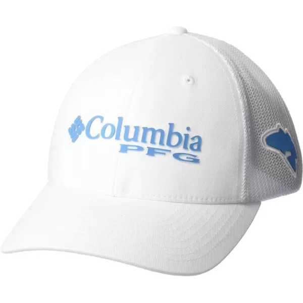 imageColumbia Womens PFG Logo Mesh Ball CapWhiteriptide