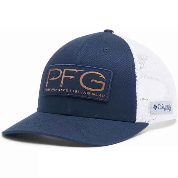 imageColumbia Womens PFG Mesh Ball CapDark Blue  White