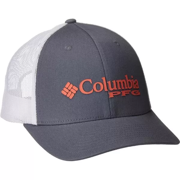 imageColumbia Womens PFG Mesh Ball CapGrey Ash Logo