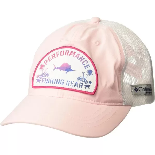 imageColumbia Womens PFG Ponytail Patch Snap BackSatin PinkFish Friends