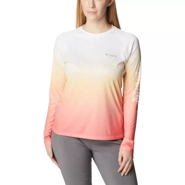 imageColumbia Womens PFG Super Tidal Tee Long Sleeve ShirtCocoa Butter Pfg Gradient
