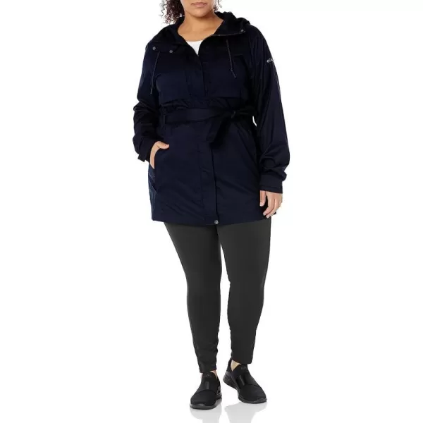 imageColumbia Womens Pardon My Trench Ii Rain JacketDark Nocturnal
