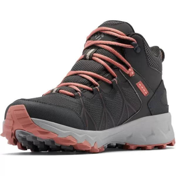 imageColumbia Womens Peakfreak Ii Mid Outdry Hiking ShoeDark GreyDark Coral