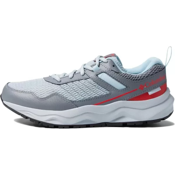 imageColumbia Womens Plateau Waterproof Hiking ShoeCirrus GreyRed Hibiscus
