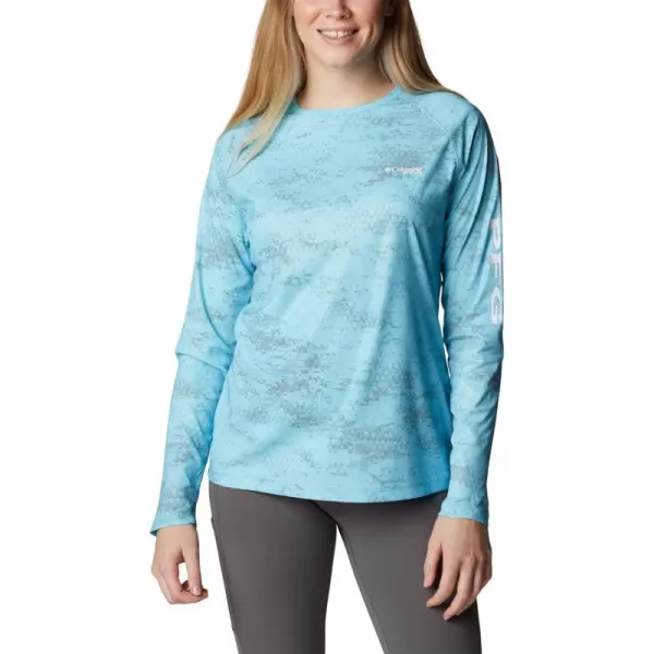 imageColumbia Womens Printed Tidal Deflector Long SleeveAtollPfg Camo Dark