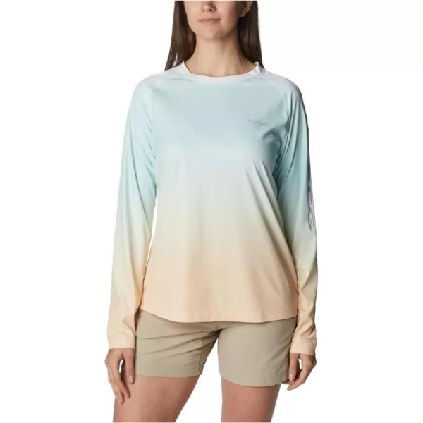 imageColumbia Womens Printed Tidal Deflector Long SleeveCocoa Butter Gradient