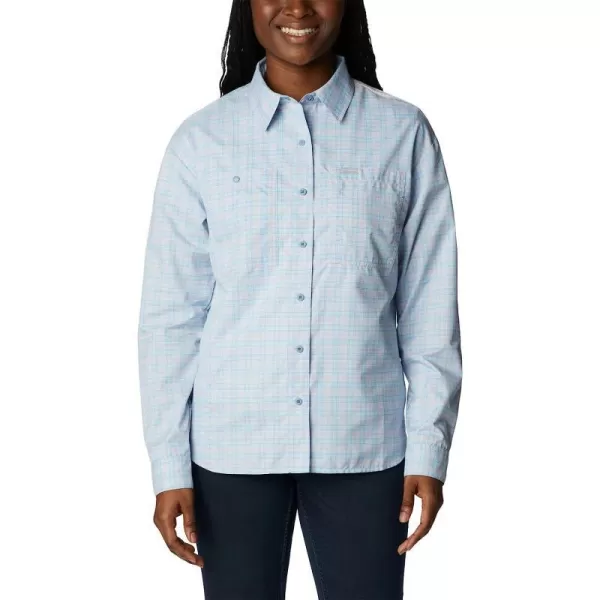 imageColumbia Womens Silver Ridge Utility Patterned Long Sleeve ShirtPurple TintPeak Plaid