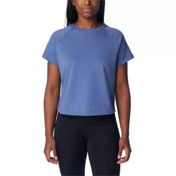 imageColumbia Womens Slack Water French Terry Short Sleeve ShirtBluebell