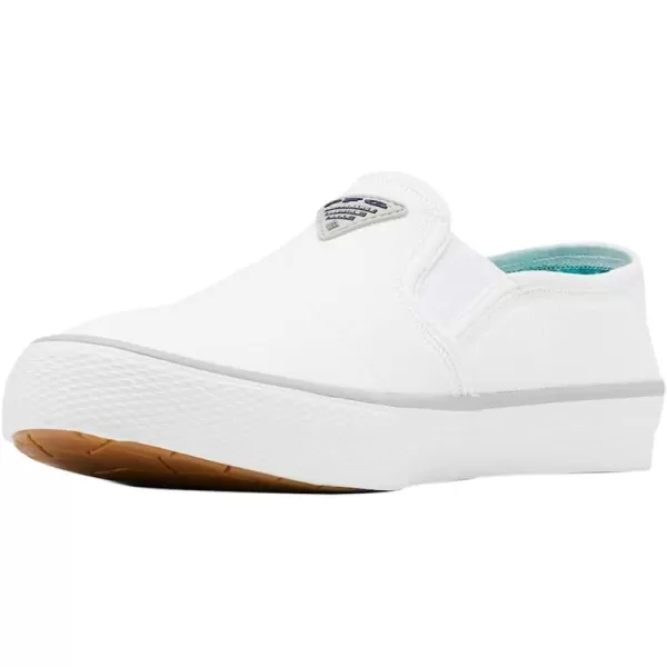 imageColumbia Womens Slack Water PFG Slip Boat ShoeWhiteSlate Grey